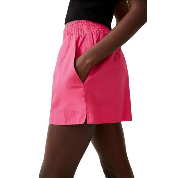 French Connection Poplin Shirting Shorts in Raspberry Sorbet Pink79FZJ XS XSmall - Picture 3 of 5
